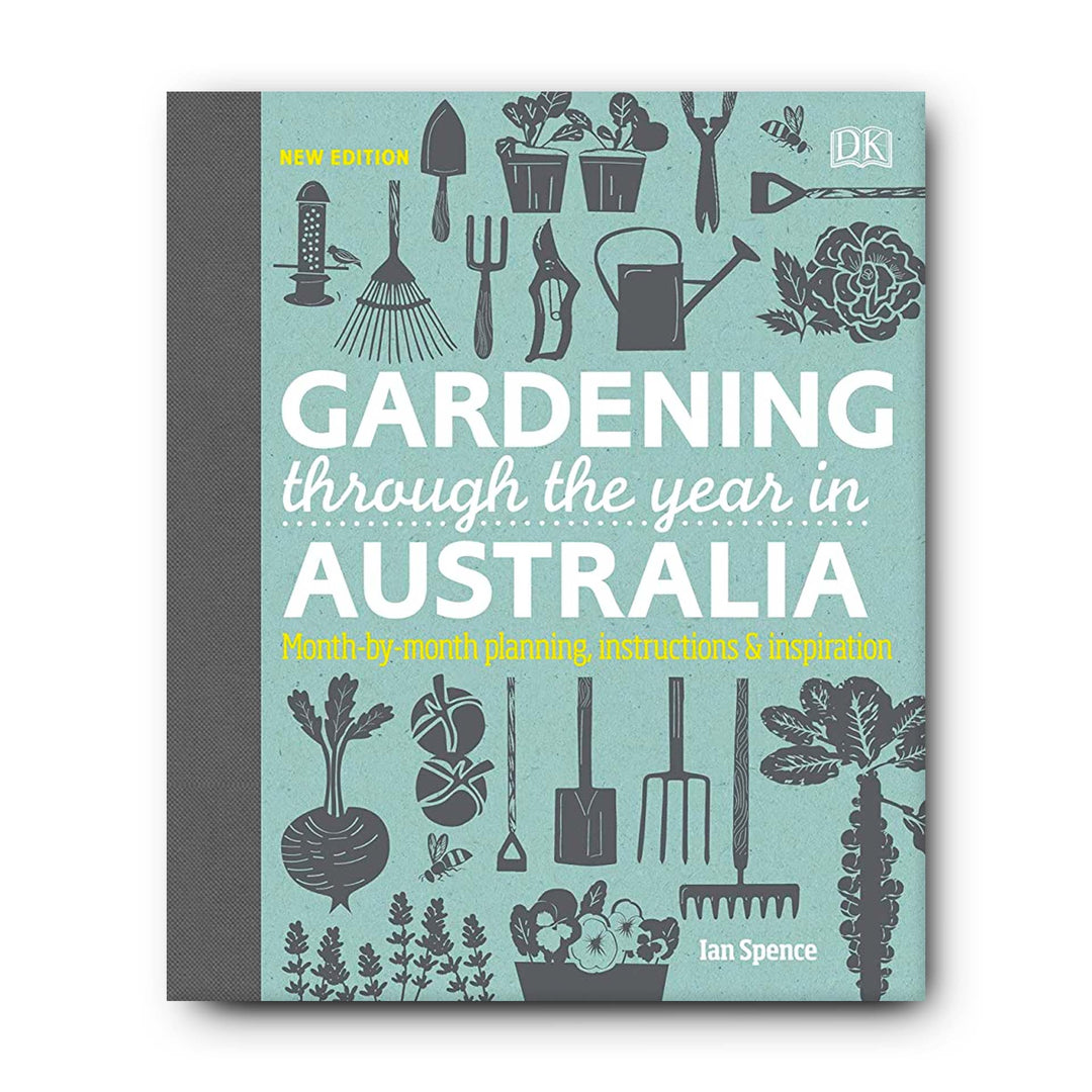 Gardening Through the Year in Australia by Ian Spence + BONUS 3 X Veggie Seed Packs