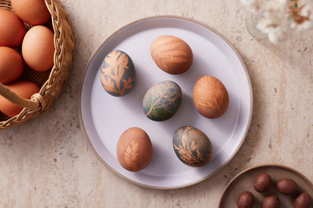 Easter Egg Dying Using Natural Dyes From the Garden.