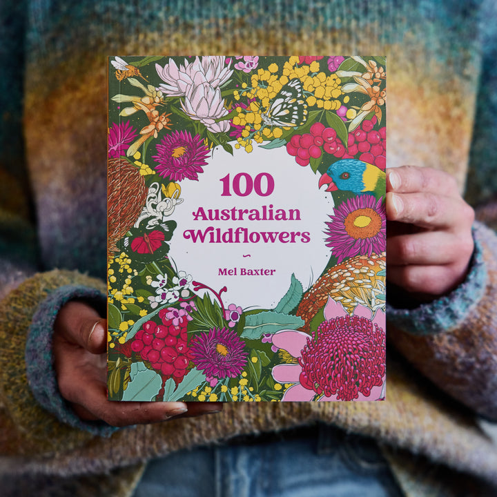 100 Australian Wildflowers by Mel Baxter Plus Free Native Wildflower Seed Mix
