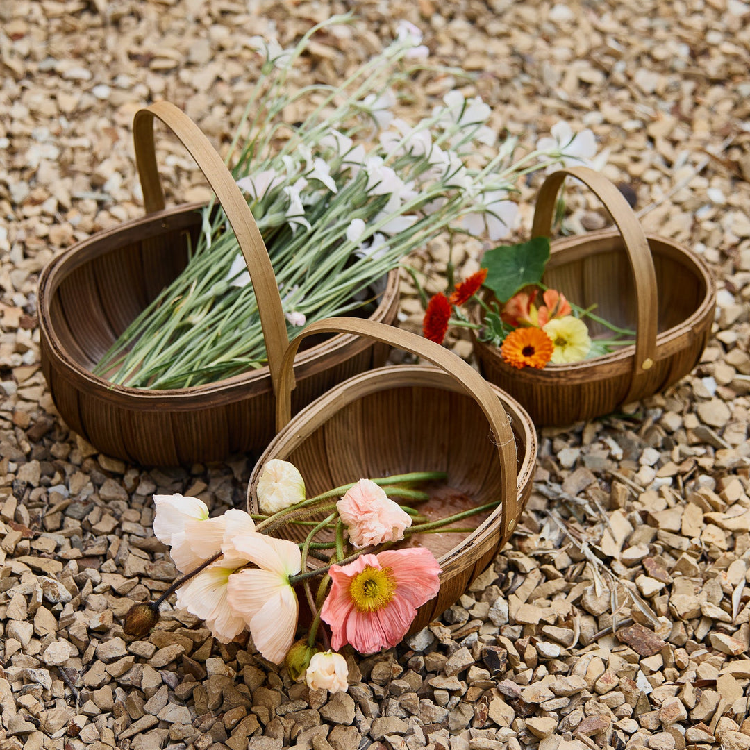 Set of 3 Garden Harvest Baskets