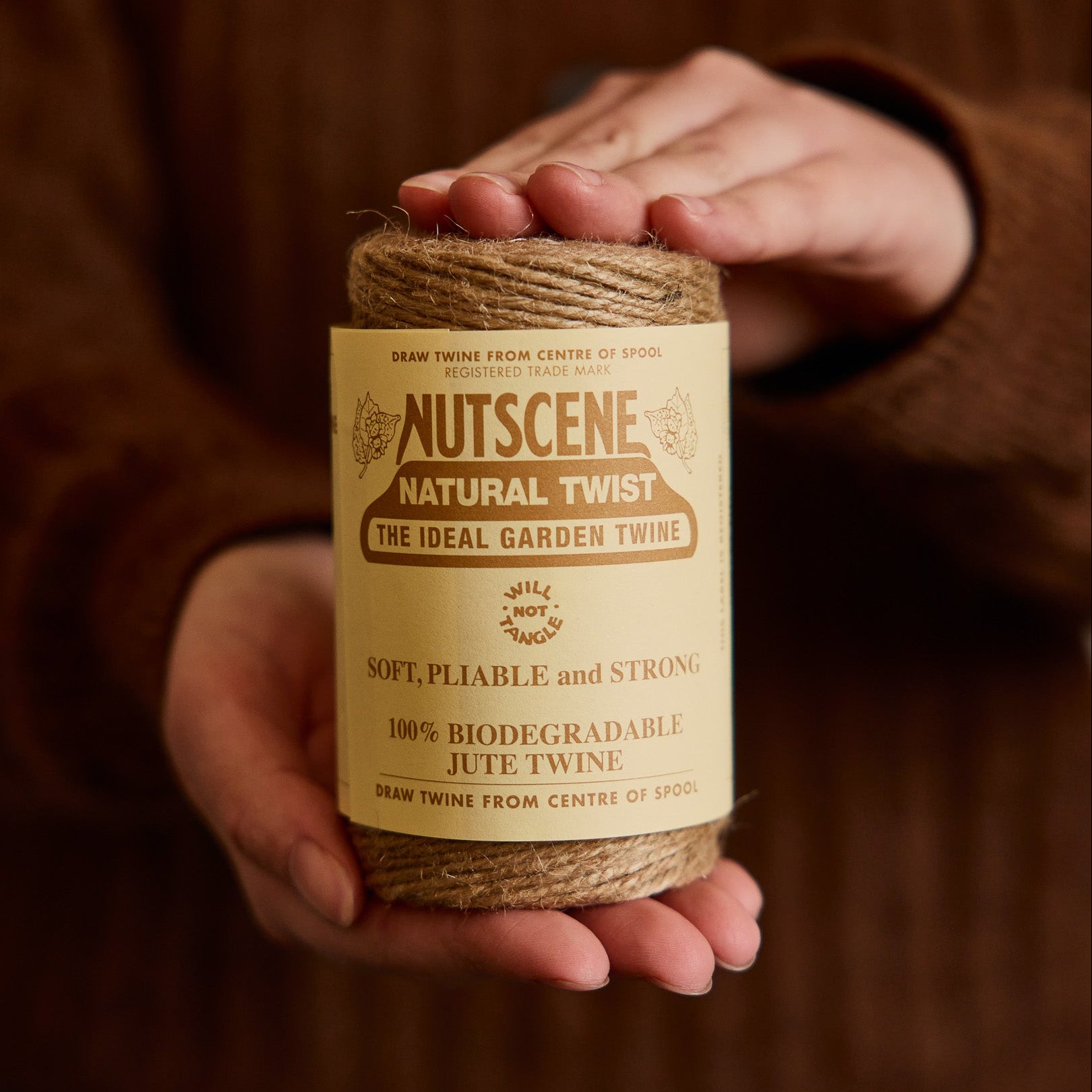 Hop String Nutscene Natural Twist Garden Twine String 100% Biodegradable – Veggie ...