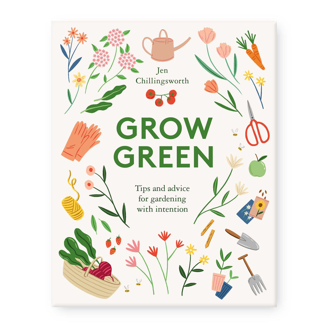 Grow Green By Jen Chillingsworth (Hardcover) + BONUS 1 X Packet Of Tomato Seeds